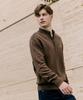 USPOLOASSN Plain Half-Zip Knit_Brown