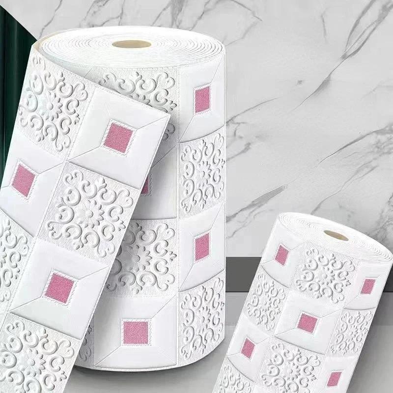 3D Ceiling Wall Paper Waterproof Self-adhesive Roofing Wallpaper Sticker TV Background Roof Decoration Paper Decal wall stickers