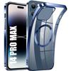 Protective Case - E.F.CONNECTION - iPhone 14 Pro Max - Shockproof - Transparent - Blue