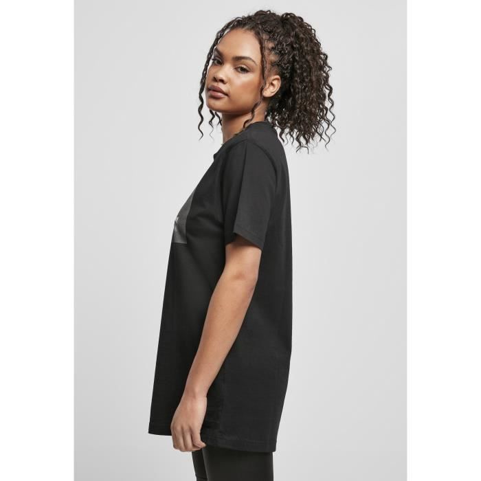 T-shirt femme - Mister Tee - Pray - Noir - Manches courtes - Col arrondi