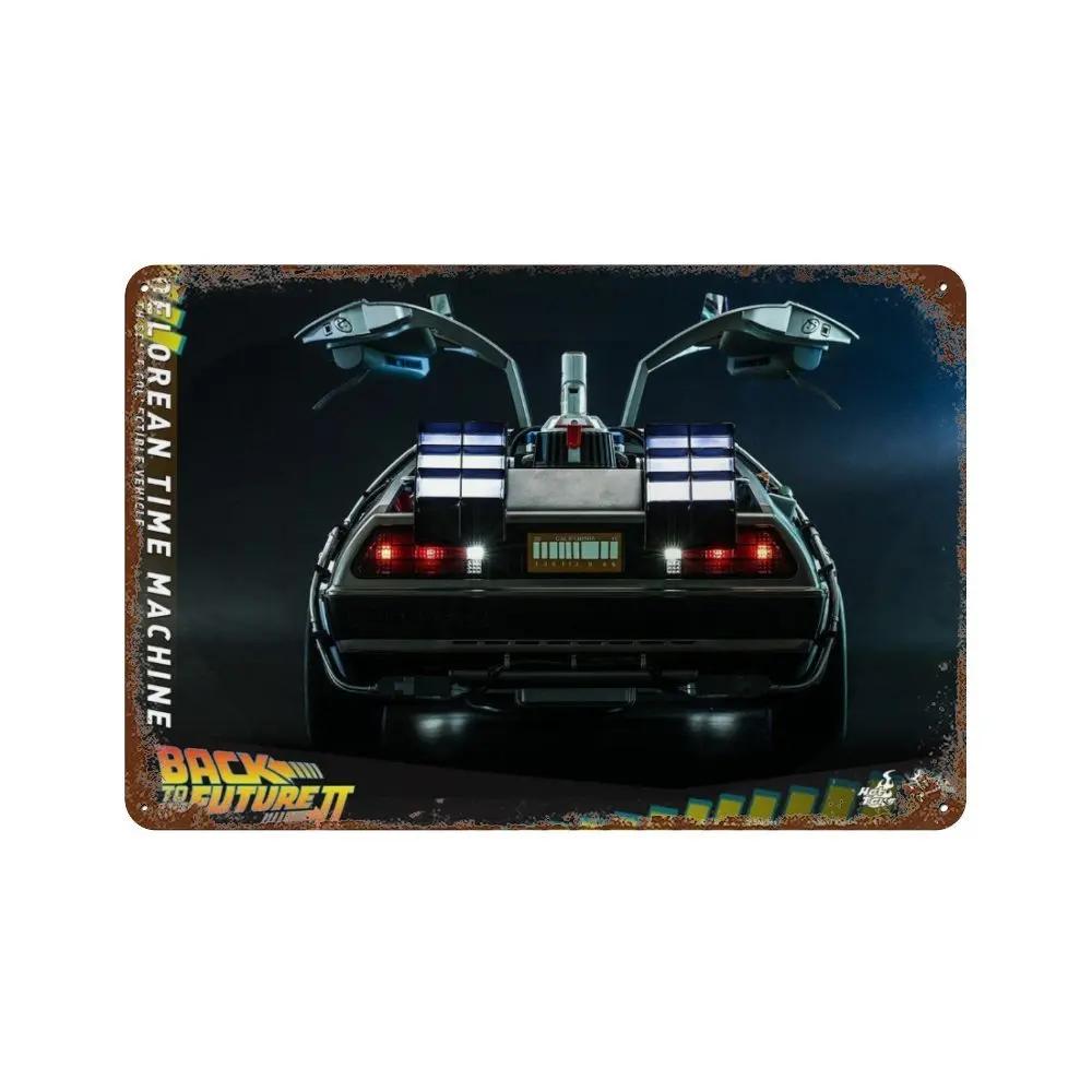 Zurück in die Zukunft Alte Filme Retro Metallschilder Posterwände Bars Clubs Männerhöhlen Garagen Cafés Kunst Wanddekorationen