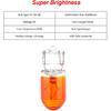 cciyu 10 Pack T10 168 194 W5W Orange/Yellow Halogen Light Bulb Instrument Cluster Gauge Dash Lamp