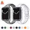 Transparent Strap For Apple Watch Band 41mm 40mm 45mm 44mm 42mm 46mm 49mm Strap For iWatch Series Ultra 3 11 10 9 8 7 6 5 4 SE 3