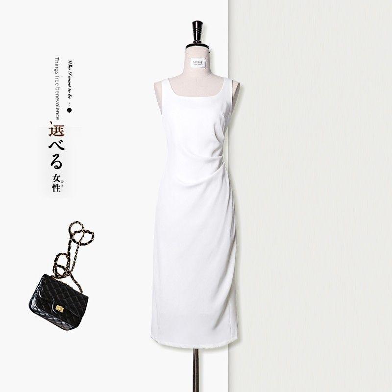 

Red Dress Women s Hepburn Style French Strap Dress Engagement Dress Daily Style Little Red Dress Vest Dress Summer White Dress S