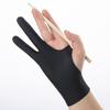 1pcs 1/2 Fingers Drawing Gloves Anti-fouling Anti Accidental Touch Gloves  Screen Board