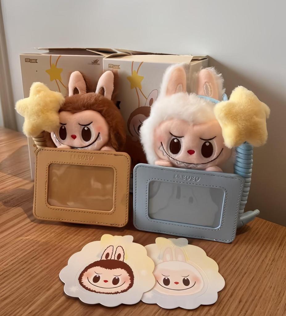 POP MART Shiny Fairy Tale Series Labubu Sparkling Surprise Plush Card Holder Blind Box Single/Full Set of 6