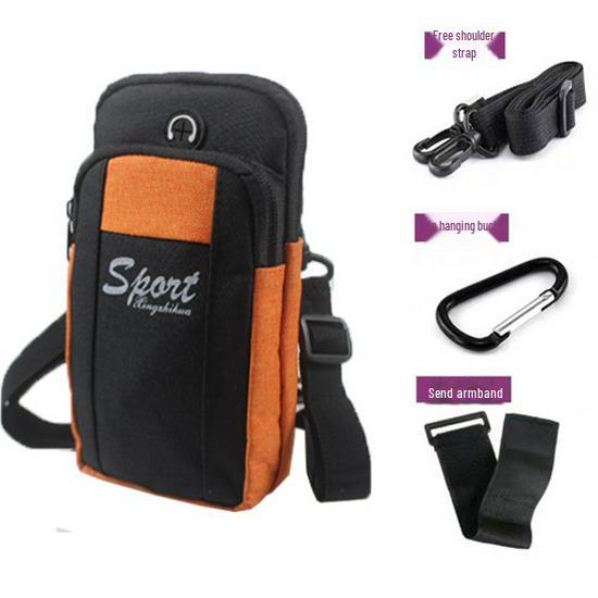 Unisex Waterproof Nylon Waist and Shoulder Bag for Sports and Outdoor Activities