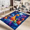 1PC Dinosaurs Night Extra Large Non-Slip Floor carpet, Office, family, bedroom, Studio - Large Area RugJ0395