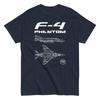 F-4 Phantom II Classical American Fighter Jet Clean Design T-Shirt Men's T-Shirt Short Sleeve Shirt Men Women Summer