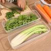 1/5pcs Fresh Box Refrigerator Storage Boxes Scallions Food Container with Lid Food Cold Container Kitchen Sealed Storage Box
