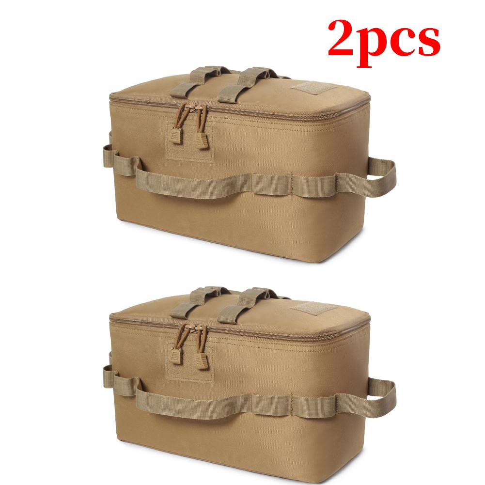 Outdoor Camping Gas Tank Storage Bag Scratch Resistant Large Capacity Ground Nail Tool Bag Gas Canister Picnic Holder Organizer