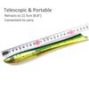 Portable Pen Fishing Rod Mini Pocket Fishing Rod with Spinning Kit for Travel Saltwater Freshwater Fishing