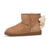 UGG CLASSIC MINI Sheepskin Thermal Women's Shoes Abrasion-Resistant 1016222-CHE(Team-S-BOX)-Random packaging bags