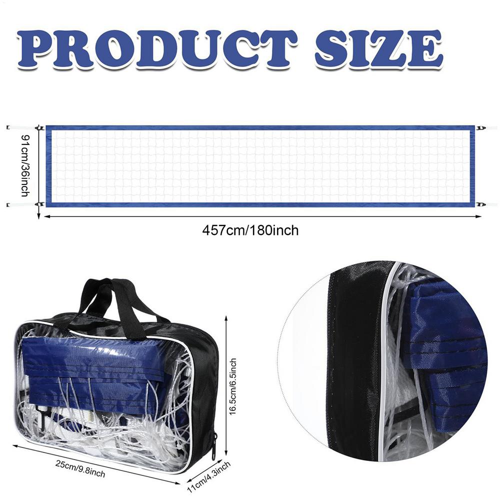 

Volleyball Net For Pool Portable Water Volleyball Net For Lake Hot Weather Aquatic Sports Replacement Accessories For Youth синій