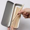 1Pcs New Rectangular Metal Pen Box Fountain Pen Spacious Pencil Case Versatile Tinplate Box