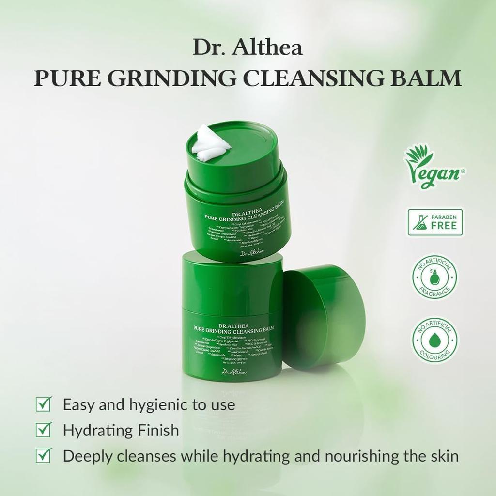 Dr.Althea Pure Grinding Cleansing Balm, Formulated With 14 Essential Ingredients