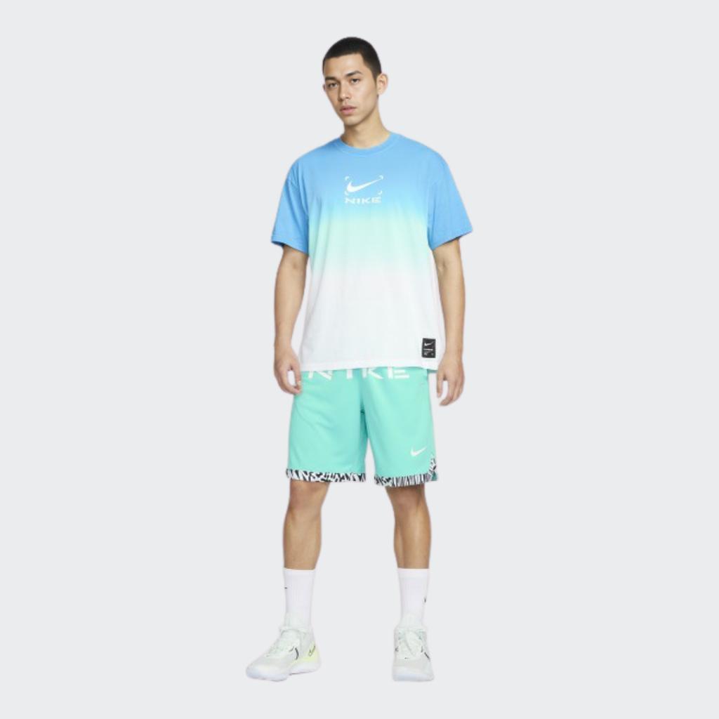 Nike SS23 Basketball Series Gradient Vintage Dopamine Crew Neck Short Sleeve T-Shirt Men Tops Blue FN0320-134