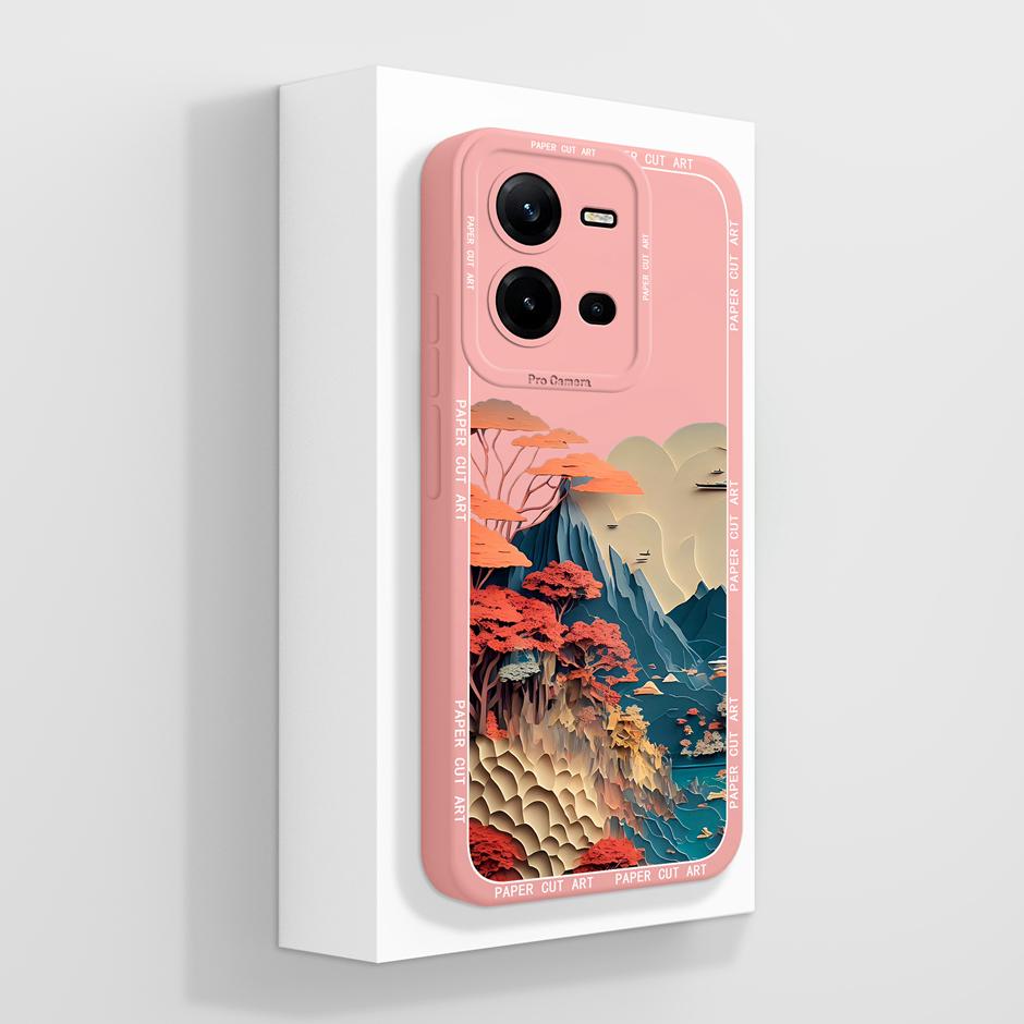 For Vivo V25 V25E 4G 5G Case Cute Advanced Sense Flowers Silicone Soft Shell For VivoV25 5G VivoV25E 4G Prevalent Fundas Bumper