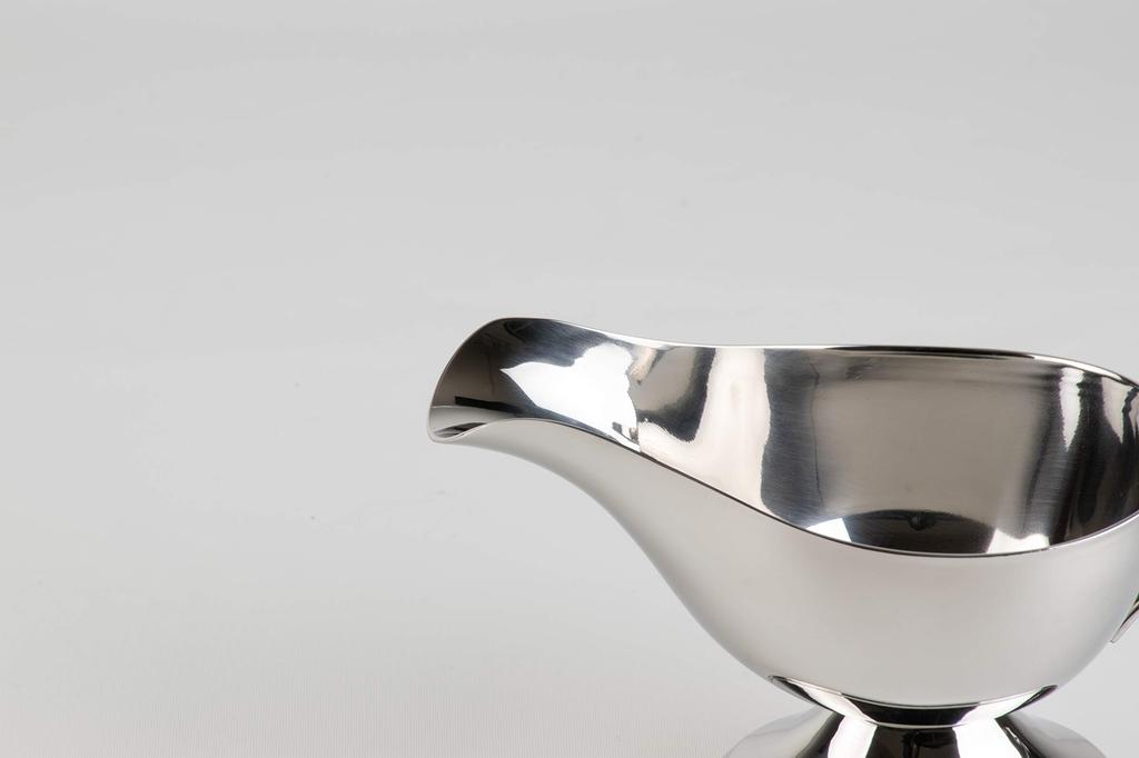 Wadasuke Seisakusho, Made in Japan, Stainless Steel Plain Sauce Pot, Medium, for Cafes and Curry Shops, Retro Mirror Finish, Made in Tsubame-Sanjo, 23