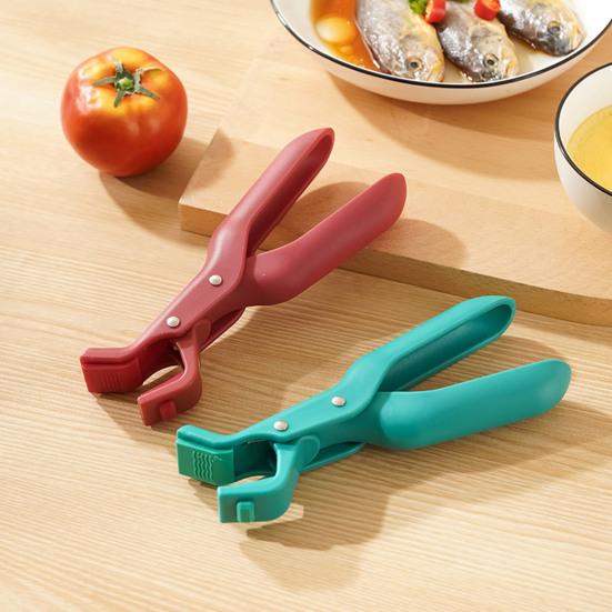 2Pcs Anti-Slip Bowl Clip Hot Plate Grippers Multi-Function Safety Grip for