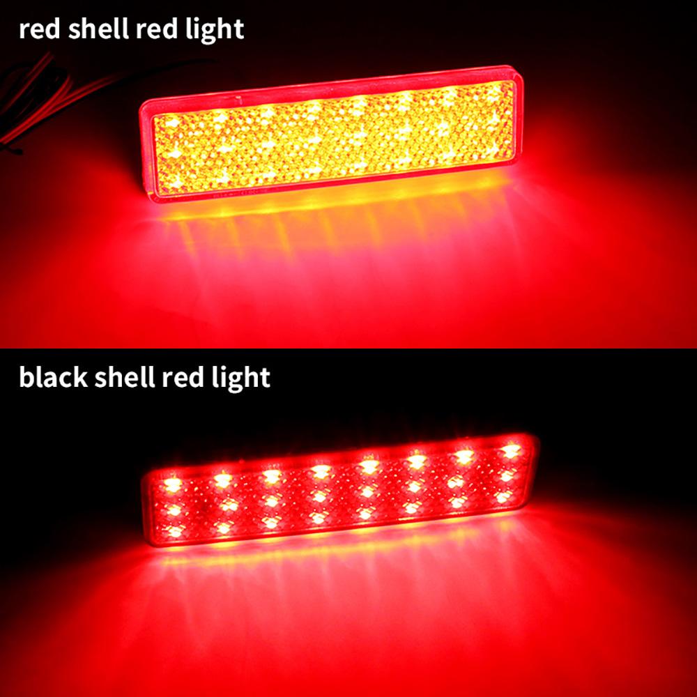 LED Rear Bumper Reflector Tail Light Red For Opel Vauxhall Vivaro Movano A Renault Master Trafic Nissan Primastar Car Accessory