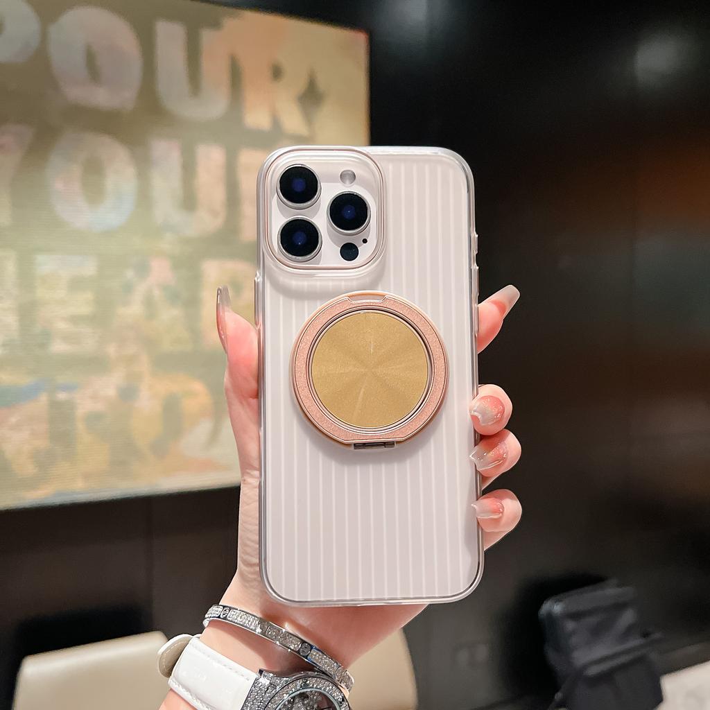 A 360-degree Rotating Stand for IPhone16E Phone Cases and A Corrugated Magnetic Large Hole Protective Case for Apple 15 ProMax
