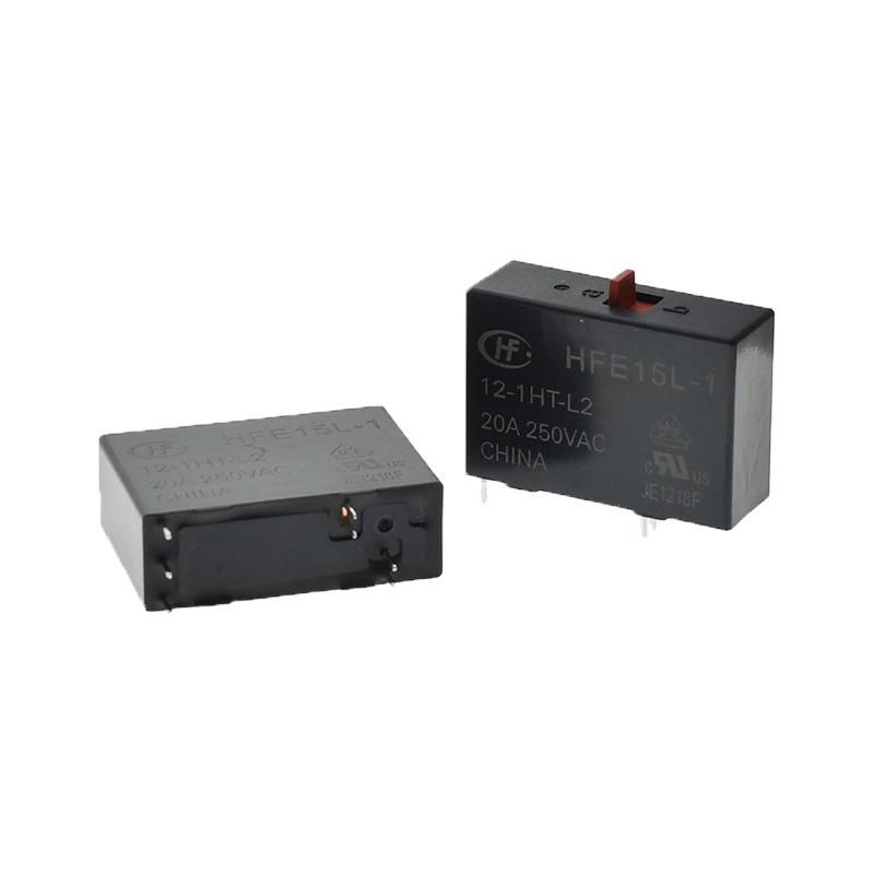 HFE15L 20A Dual-Coil 12V Normally Open Latching Relay with Switch