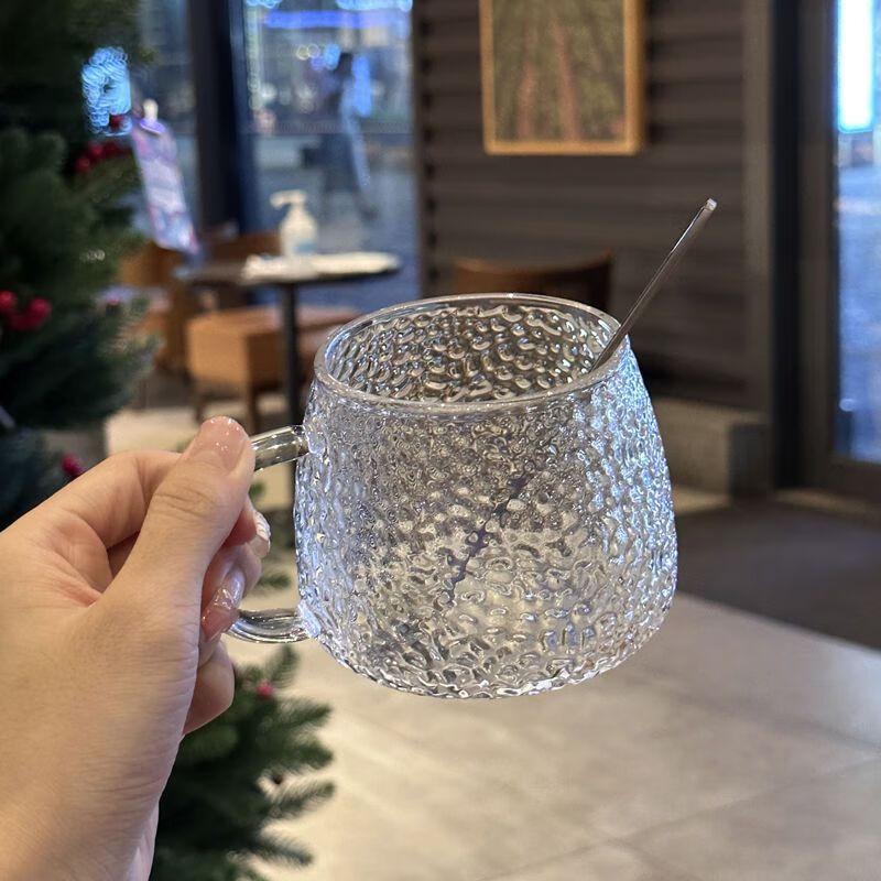Ins-Style Glass Mug with Handle