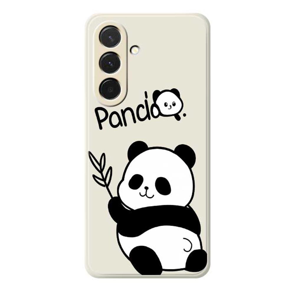 For Samsung Galaxy A36 5G Case Panda Pattern Printing Straight Edge TPU Phone Back Cover