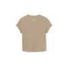 MLB New York Yankees Summer Breathable High-Quality Basic Solid Color Short Sleeve Embroidered Round Hem T-Shirt Women Tops 3FTSB1163-50SAM