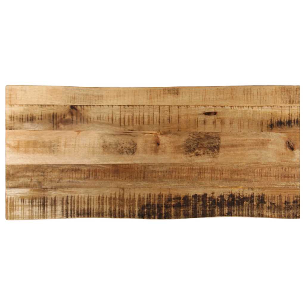 Vidaxl Doska stola s prírodným okrajom, 100x40x2,5 cm, Mango drevo