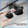 Auto Sun Visor Glasses Box Sunglasses Clip Card Ticket Holder Stand For Mitsubishi Lancer Lancer ASX Outlander 2 3 Pajero Mirage Exzos Pajero 4