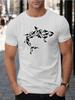 Unisexs Summer 100 Pure Cotton Fashionable Casual Loose Shark Pattern Printed Sports Round Neck Short Sleeved Tshirt Top