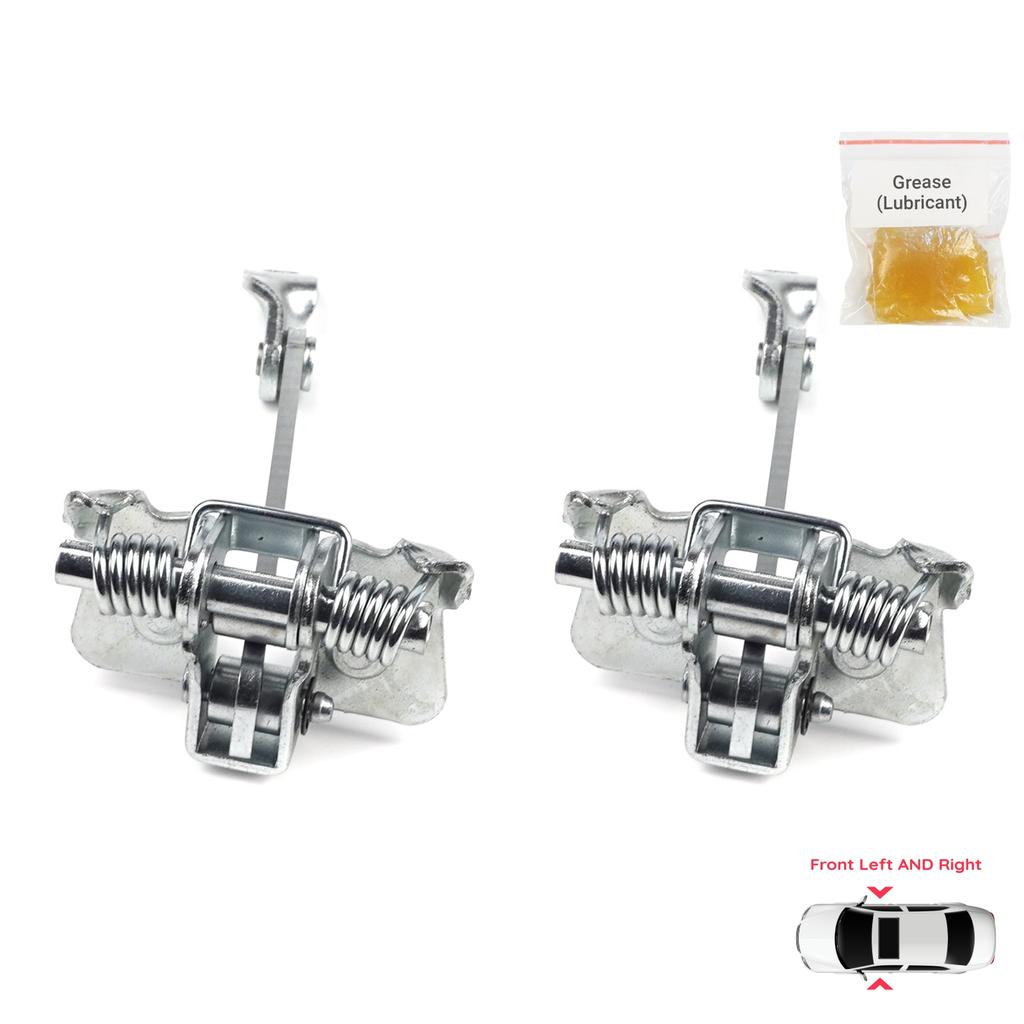 BDP698-1 2 Pieces Front Left AND Right Door Catch Hinge Brake Stop Check Strap Limiter for Renault Megane MK1 4/5 Door 1996-2003 7700828427