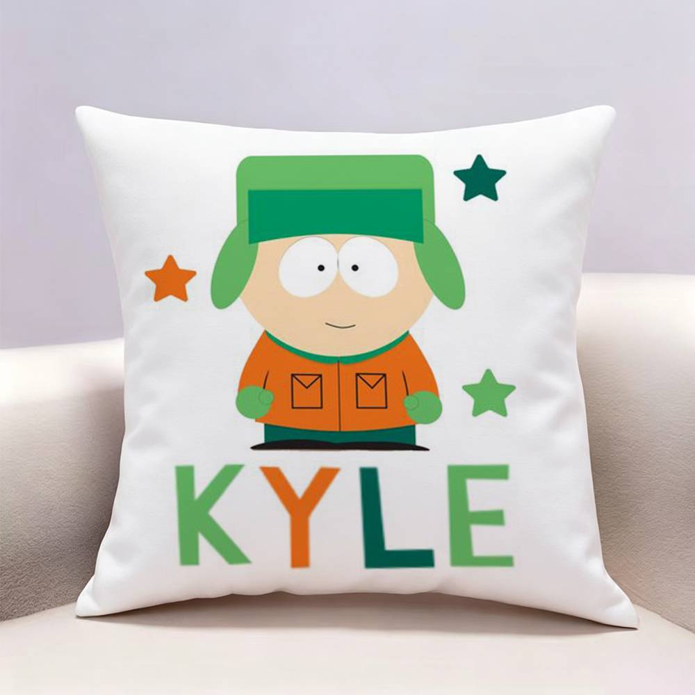 Funny SSouth Park Doublesided print Pillow Case Pattern Printed Pillowcase For Living Room Sofa Cushion Cover