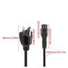 Power Cable Cord 3Pin Prong Cloverleaf Optional Power Adapter for Laptop Notebook 1.2m 4ft