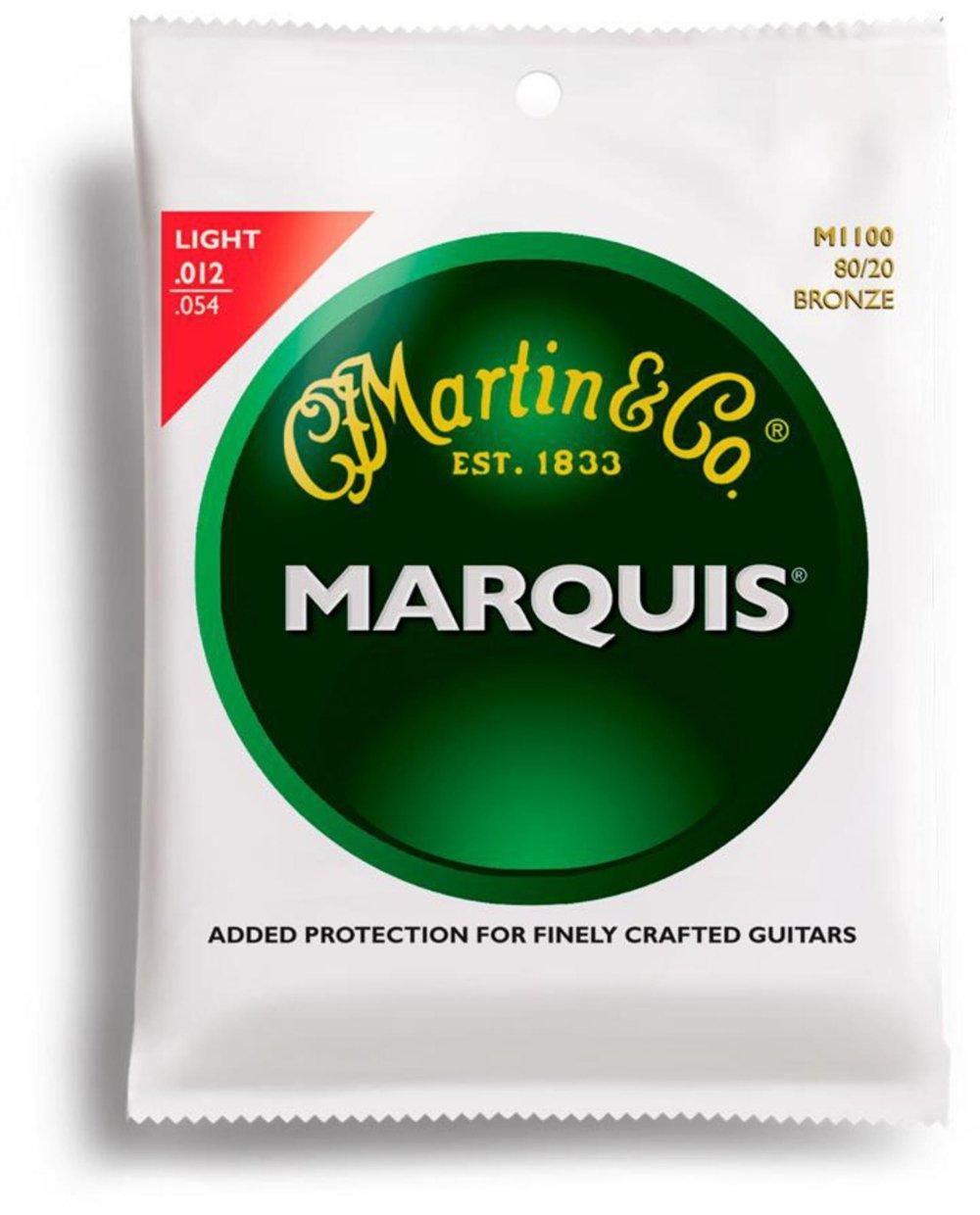 

Martin Acoustic Guitar Strings MARQUIS Light (80/20 Bronze) M-1100 .012-.054
