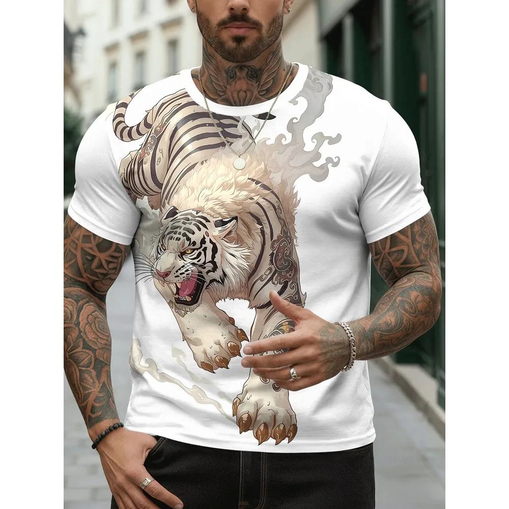 Comfortable Simple Men's Versatile Short-sleeved Top Casual Loose T-Shirts Men’s