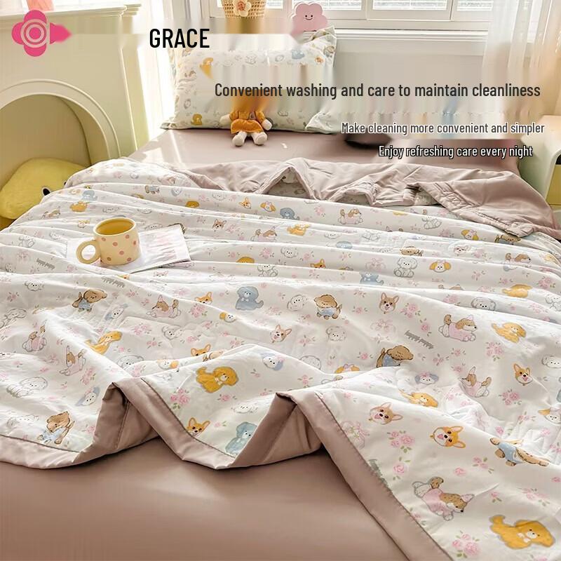 Grace 100% Cotton Antibacterial Summer Quilt