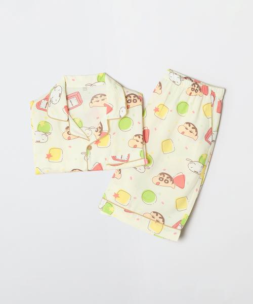 

[SPAO] Crayon Shin-chan Sweet Dream Short Sleeve Pajamas SPPPG25U02 [Shipped from Korea] 100% Authentic Ivory - S