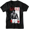 Muhammad Ali Ziegenbaby Schwarzes T-Shirt Vintage Stil Box-Ikone Grafik-T-Shirts