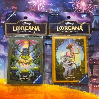 Toy Story Official Card Sleeves Woody Buzz Aliens Set Disney Lorcana