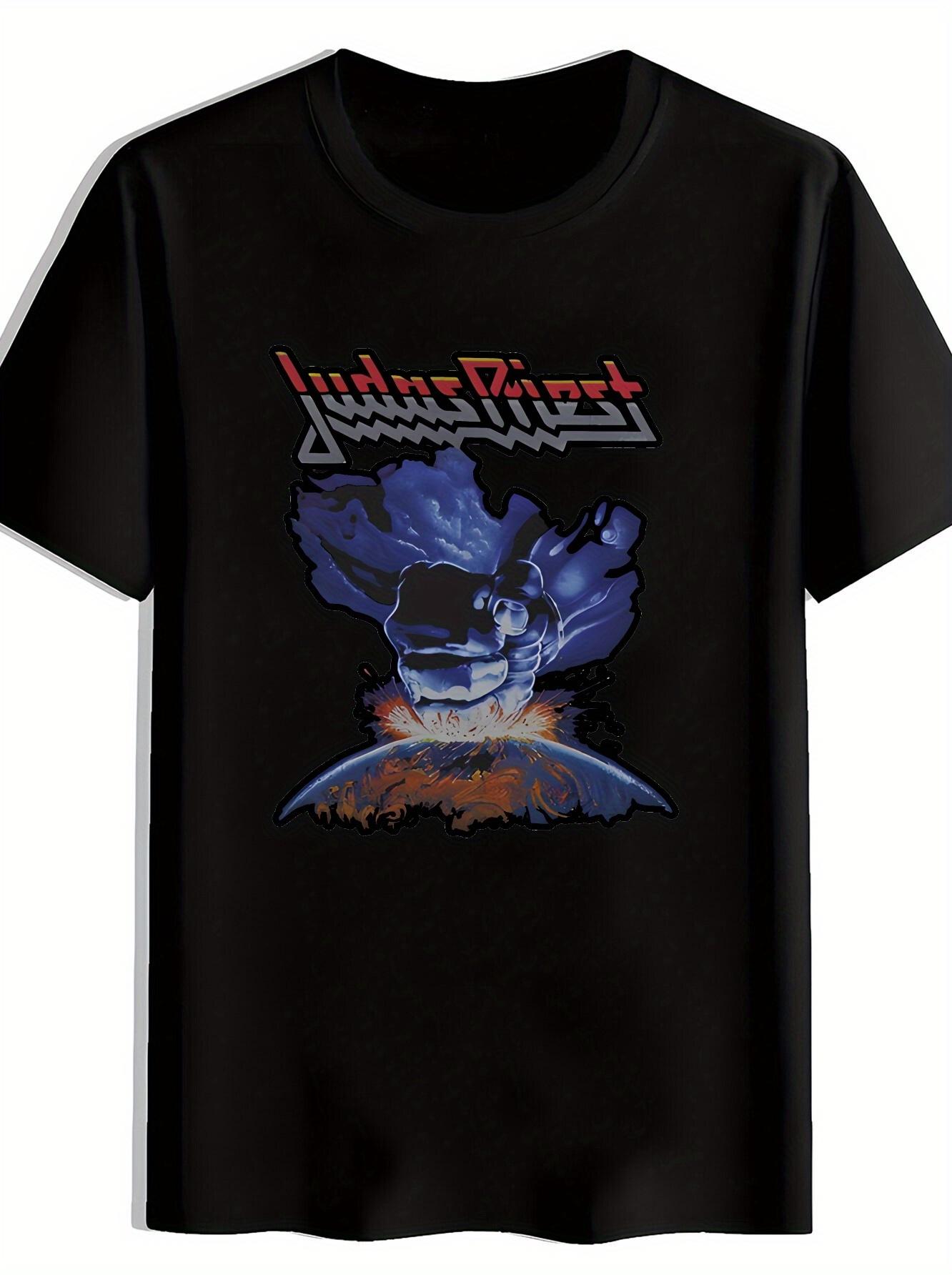 Graphic T-shirt - Retro Rock Band Design L