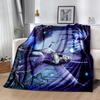 Gothic Style Blanket Comfortable Perfect for Bed Livingroom Sofa for All Seasons Digital Print Suitable for Gifting Relatives and Friends