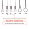 Transparent PVC Coated Stainless Steel Wire Rope with Fish Eye Terminal, 1.5mm~3mm Thick Anti-Fall Lighting Hanging Rope.