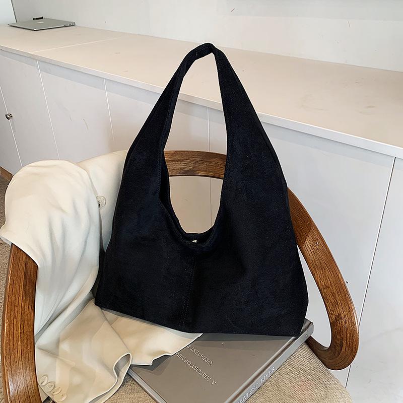 Premium retro tote bag women's new autumn and winter popular versatile casual shoulder armpit bag
