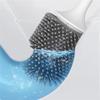 Silicone Toilet Brush For WC Accessories Drainable Toilet Brush Wall-Mounted Cleaning Tools Home Bathroom Accessories Sets