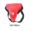 Durable Groin Guard, Jockstrap Crotch Protector Breathable PU Leather Abdominal Taekwondo