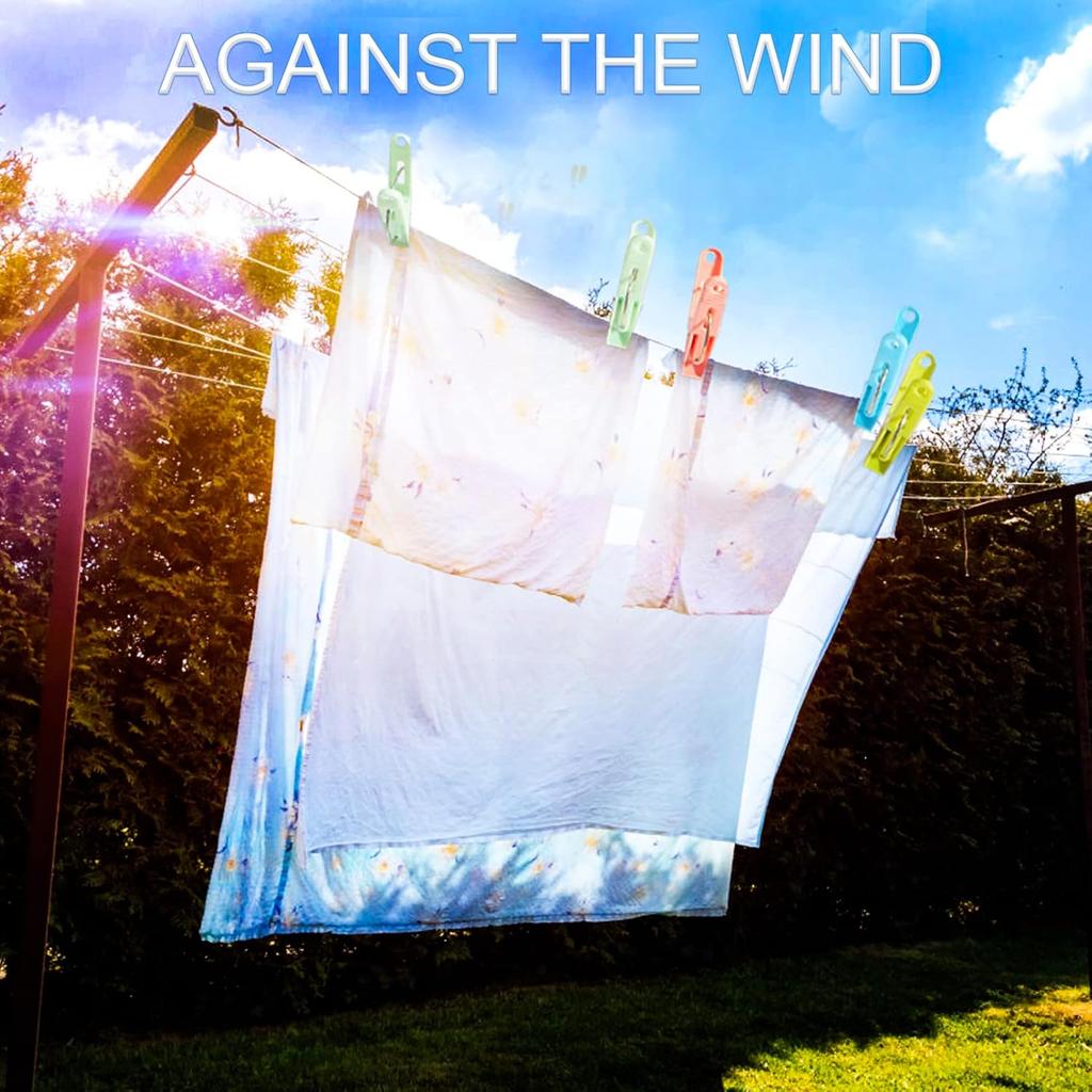 Plastic Clothes P Heavy Duty Outdoor,Colored Clothes P with Mesh Clothespin Bag,50-Pack and Bag Heavy Duty for Laundry Clips