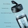 Electric Shaker Bottle 650ml Rechargeable Powerful with Powder Compartment for Smooth Protein Shakes Supplement Storage